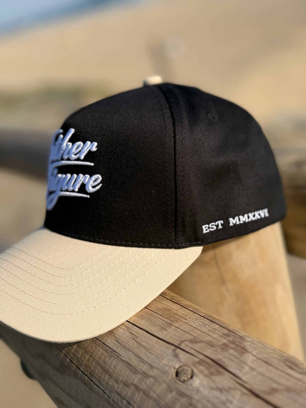 Beige Joshua 1:9 Snapback